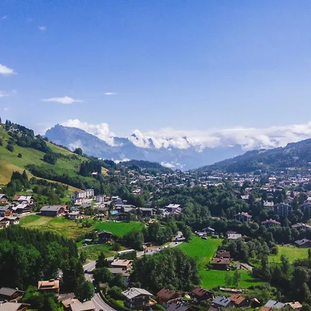 Lägenhet Exclusive Terrace, Parking And Pool Megève