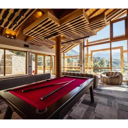 Lägenhet Exclusive Terrace, Parking And Pool Megève