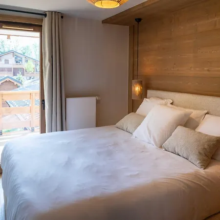 Lägenhet Exclusive Terrace, Parking And Pool Megève