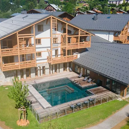 Exclusive Terrace, Parking And Pool Lägenhet Megève